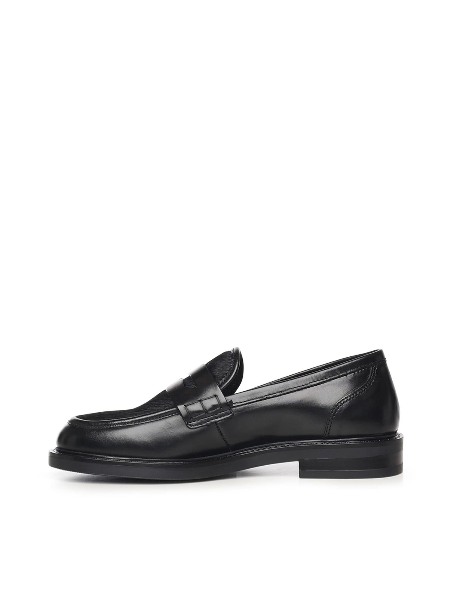 Mocassini Libra Combi in pelle A56073 NERO CARMENS 