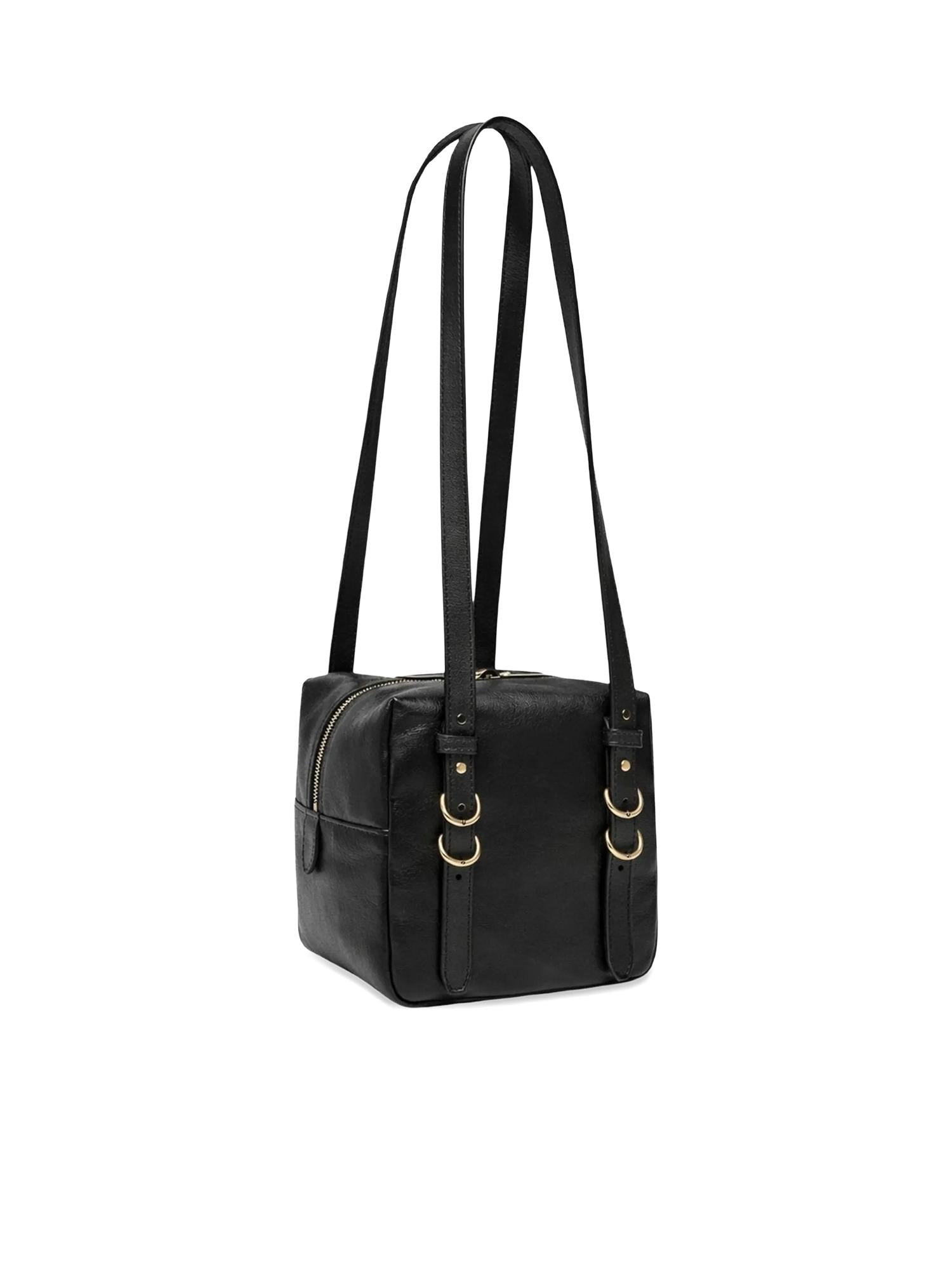 Borsa a tracolla Cubic Bag in pelle shiny 106465 A315Z99Q PINKO 