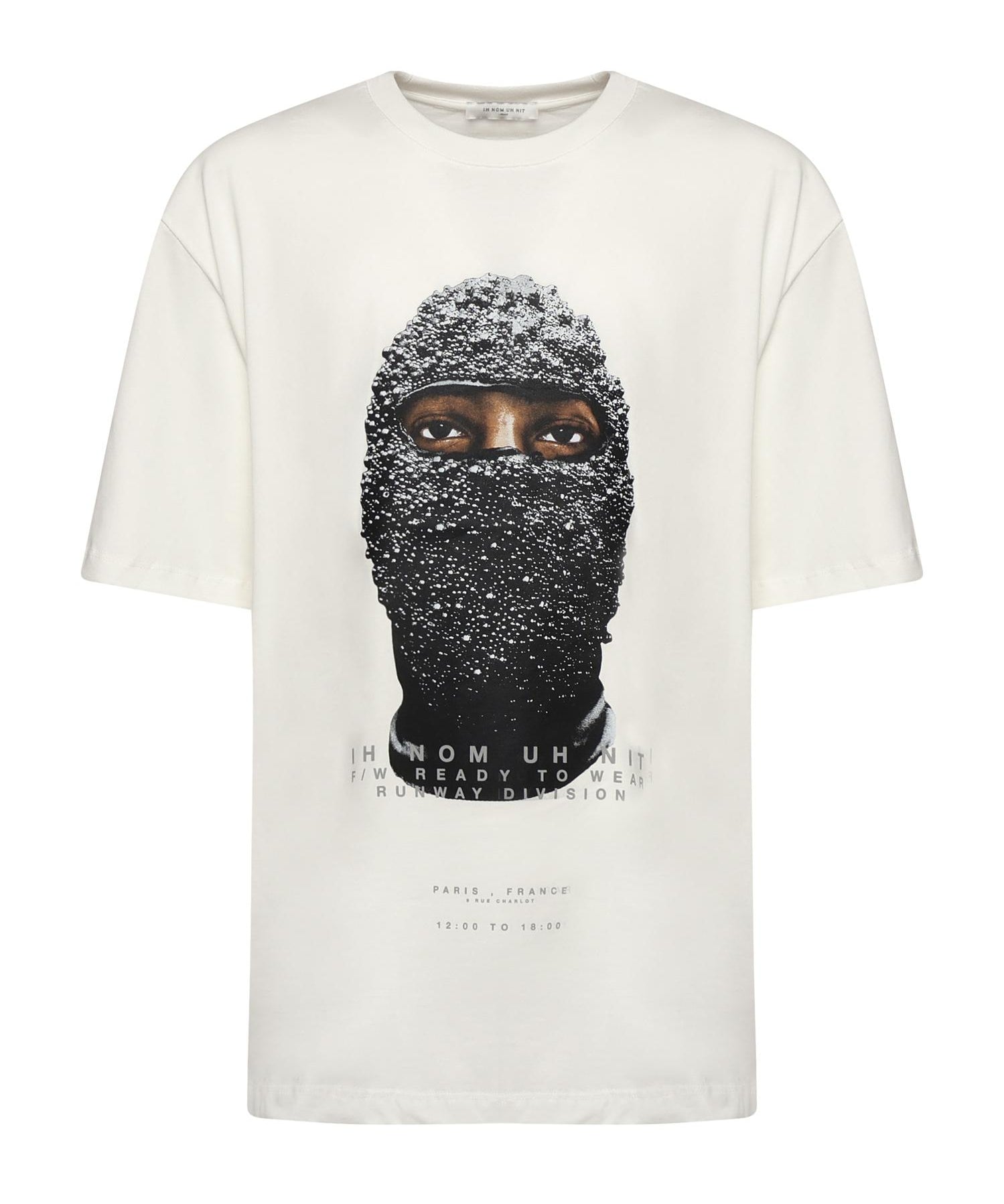 T-shirt con stampa in cotone<BR/> NUW25265 081 IH NOM UH NIT 