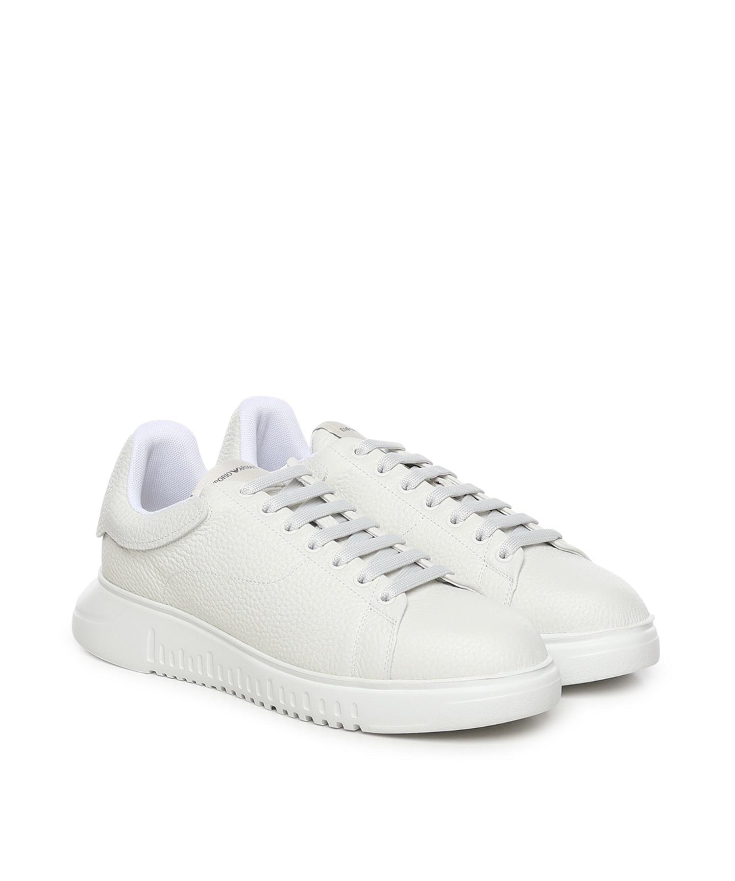 Sneaker in pelle con logo EM003663 AF19999U0001 EMPORIO ARMANI 
