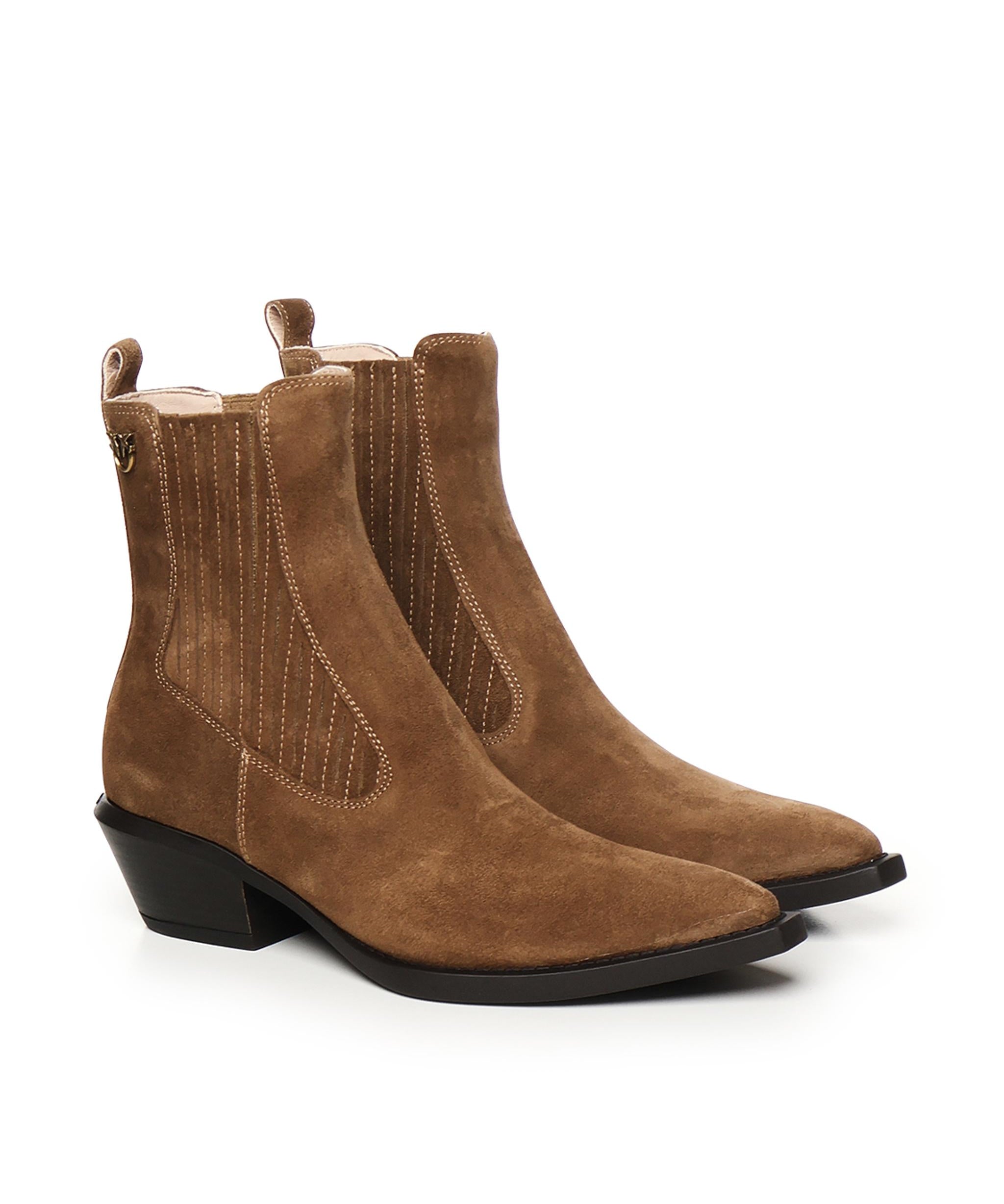 Stivali texani scamosciati alla caviglia SD0345 P002GU8 PINKO 