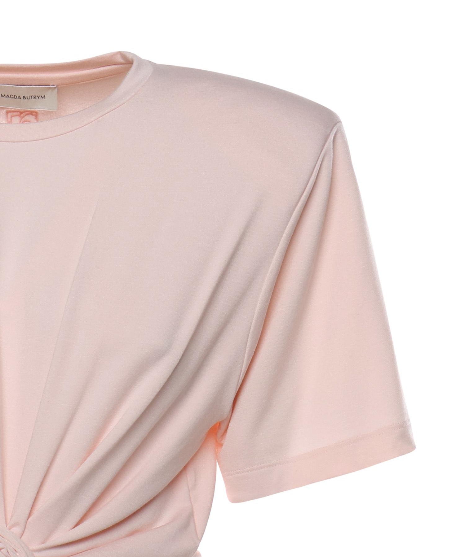 T-shirt cropped con nodo 101426  MAGDA BUTRYM 