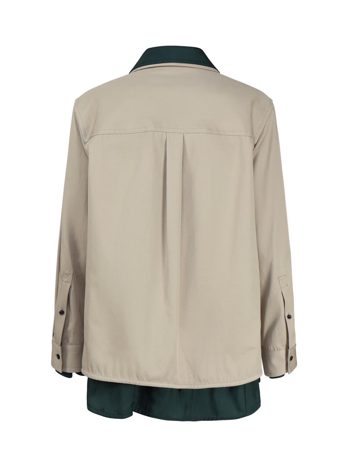 Camicia in twill di cotone doppio strato 739115 V2T103017 BOTTEGA VENETA 