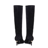 Stivali in suede CU1139 A680780999 DOLCE & GABBANA 