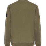 Felpa in cotone malfilé con logo L1S156100034 S0060V015G STONE ISLAND 