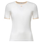 T-shirt Signature Contrast in cotone con logo 125JTS017JS0203 B256 COURREGES 