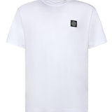 T-shirt con patch Compass in jersey di cotone L1S152100027 S0013V0001 STONE ISLAND 