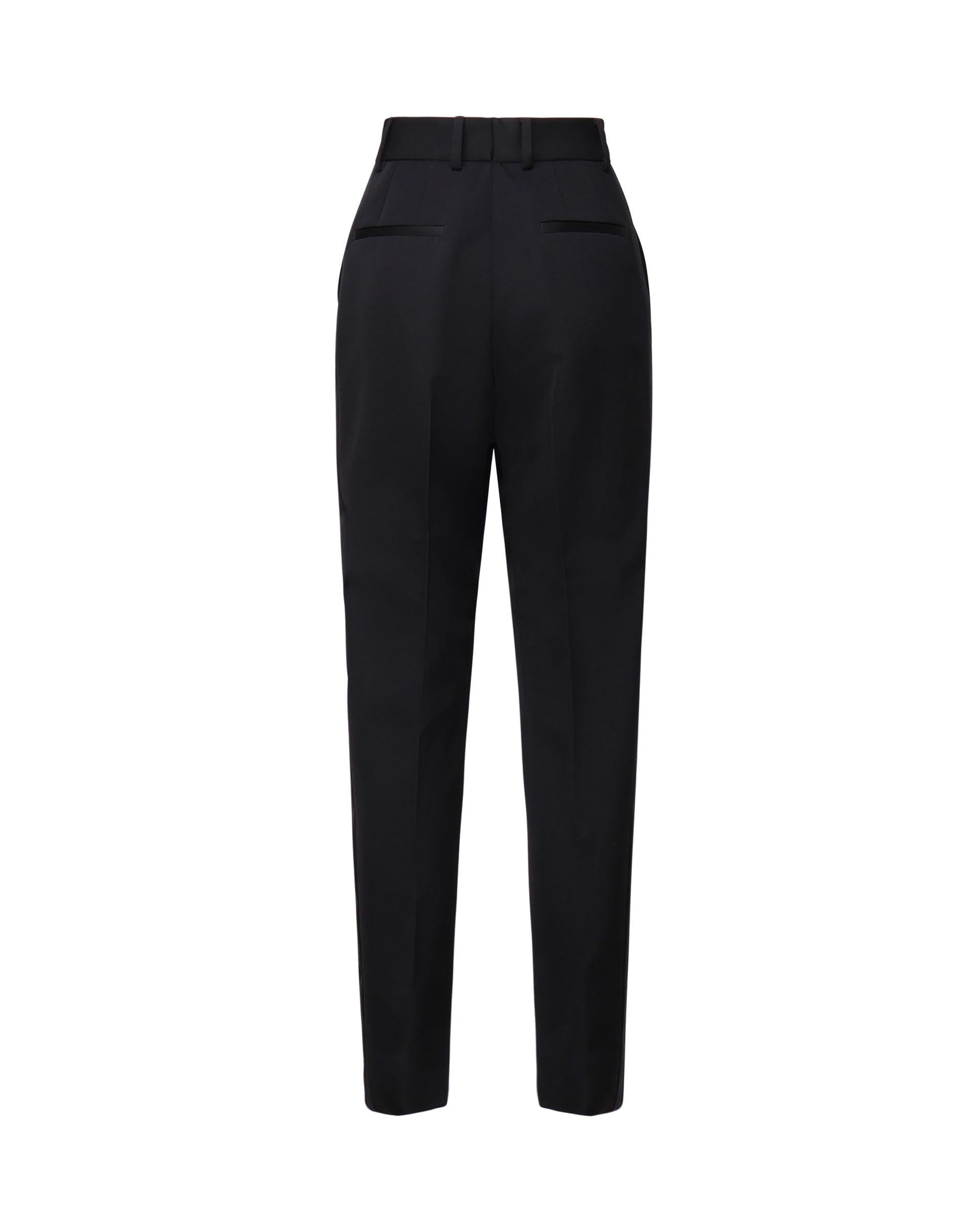 Pantaloni tuxedo in gabardine di lana FTAM0T FU21EN0000 DOLCE & GABBANA 