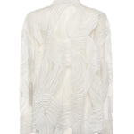 Camicia in tulle ricamato 79AAL644 JR008003 GENNY 