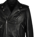 Giacca biker in pelle S74AM1329 SY1491900 DSQUARED2 