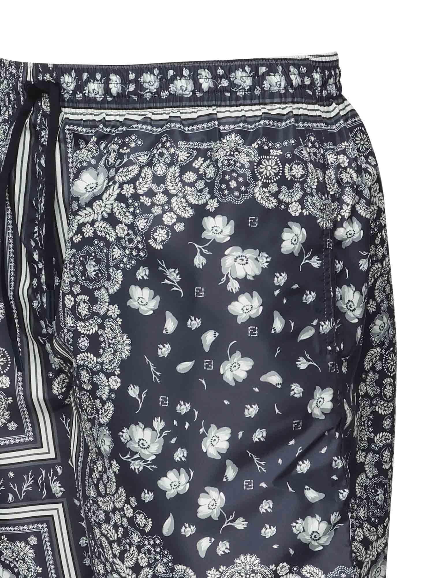 Boxer Mare in nylon stampato FXB134 AV6AF0U6K FENDI 
