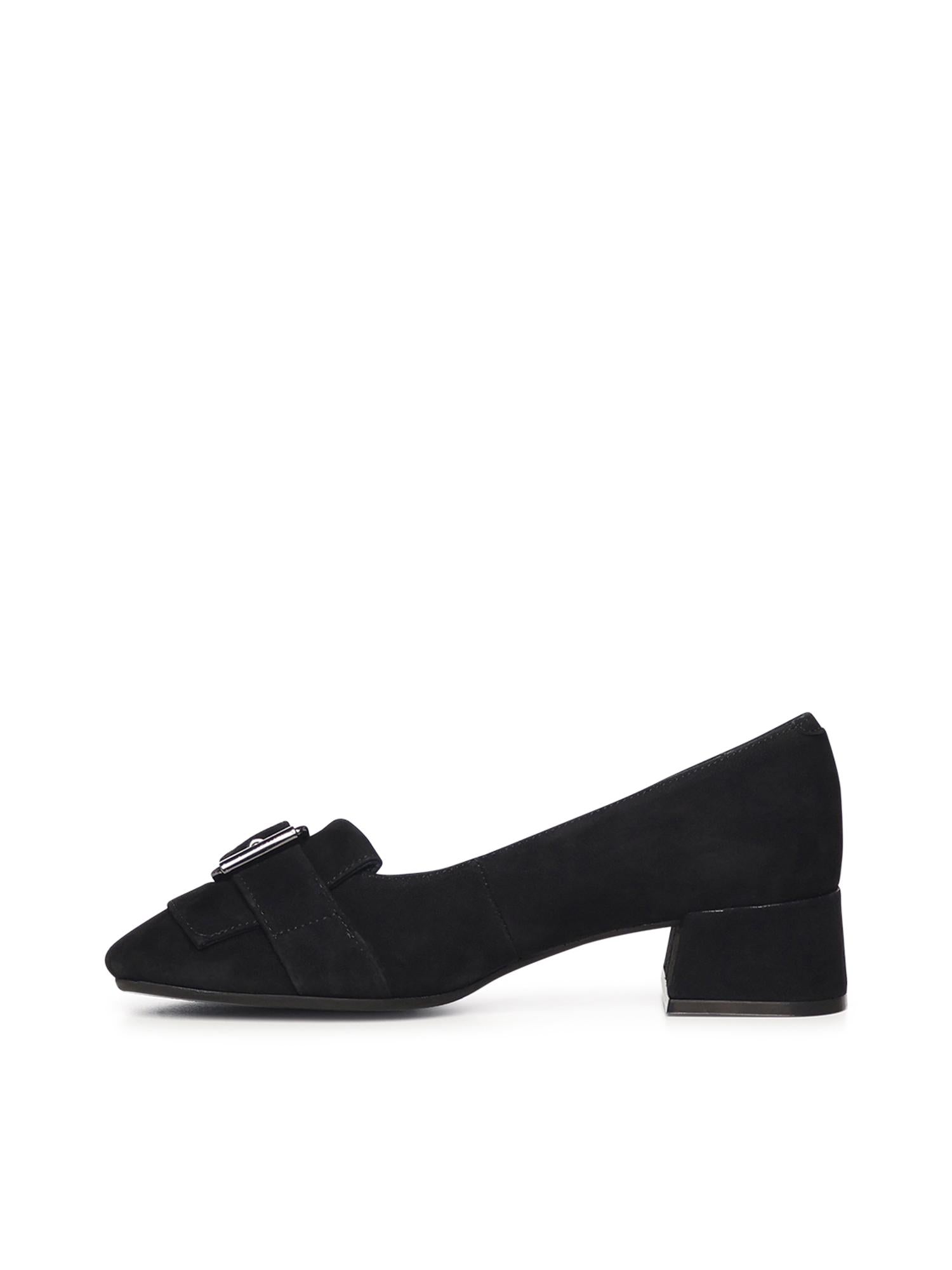 Décolleté Rose Buckle A56158 NERO CARMENS 