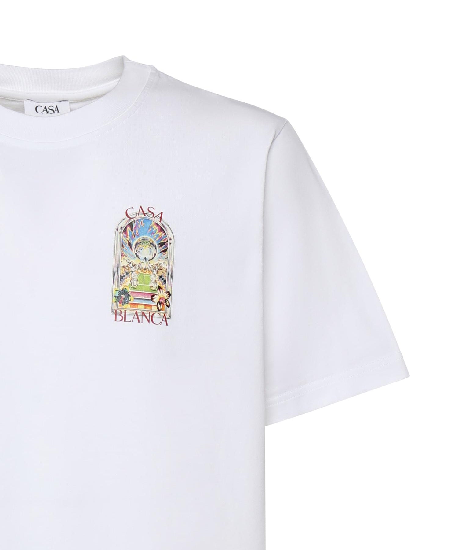 T-shirt in cotone con logo MSS26JTS001 15 CASABLANCA 