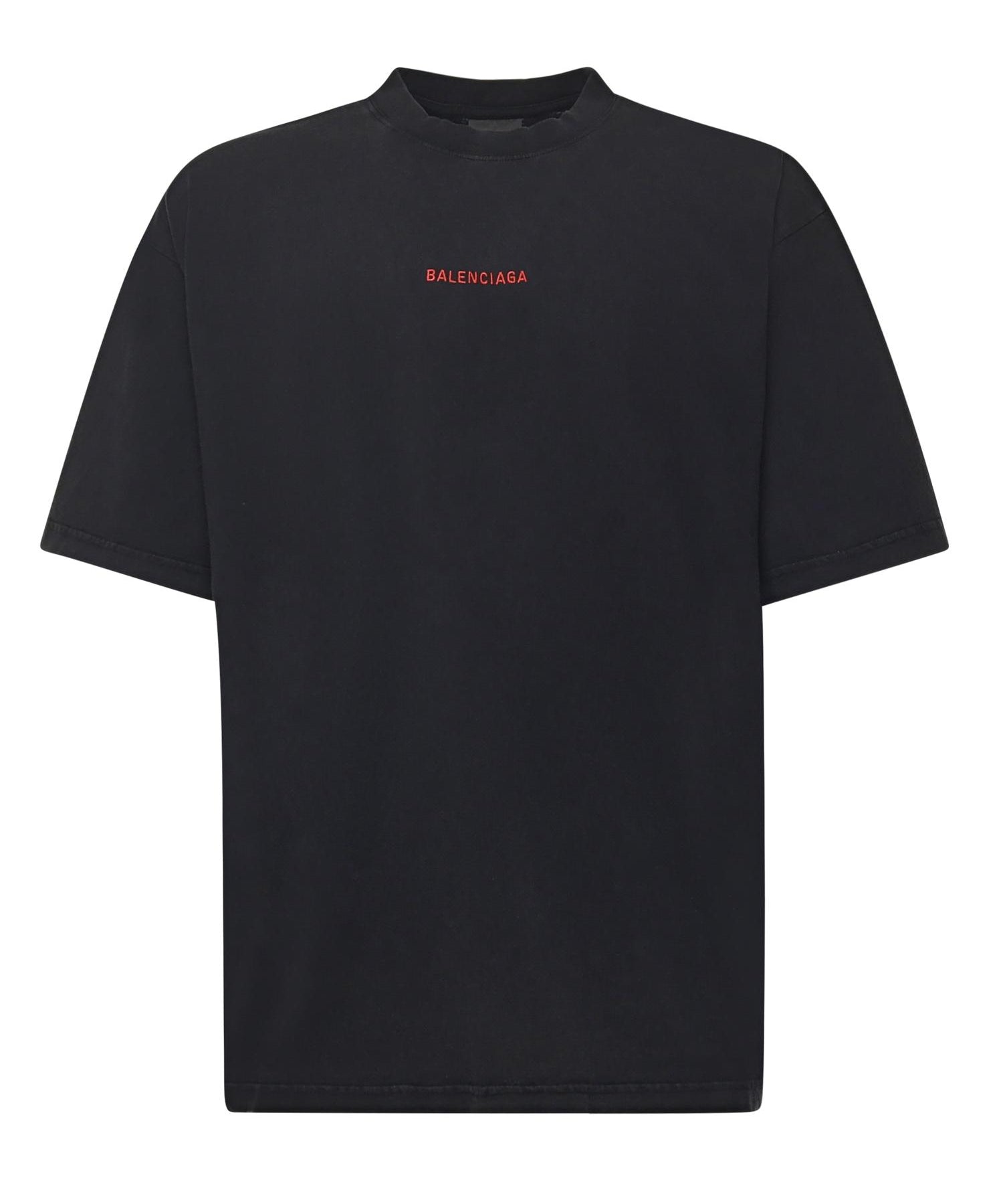 T-Shirt Back Medium Fit in jersey dry<BR/> 764235 TTVJ18483 BALENCIAGA 