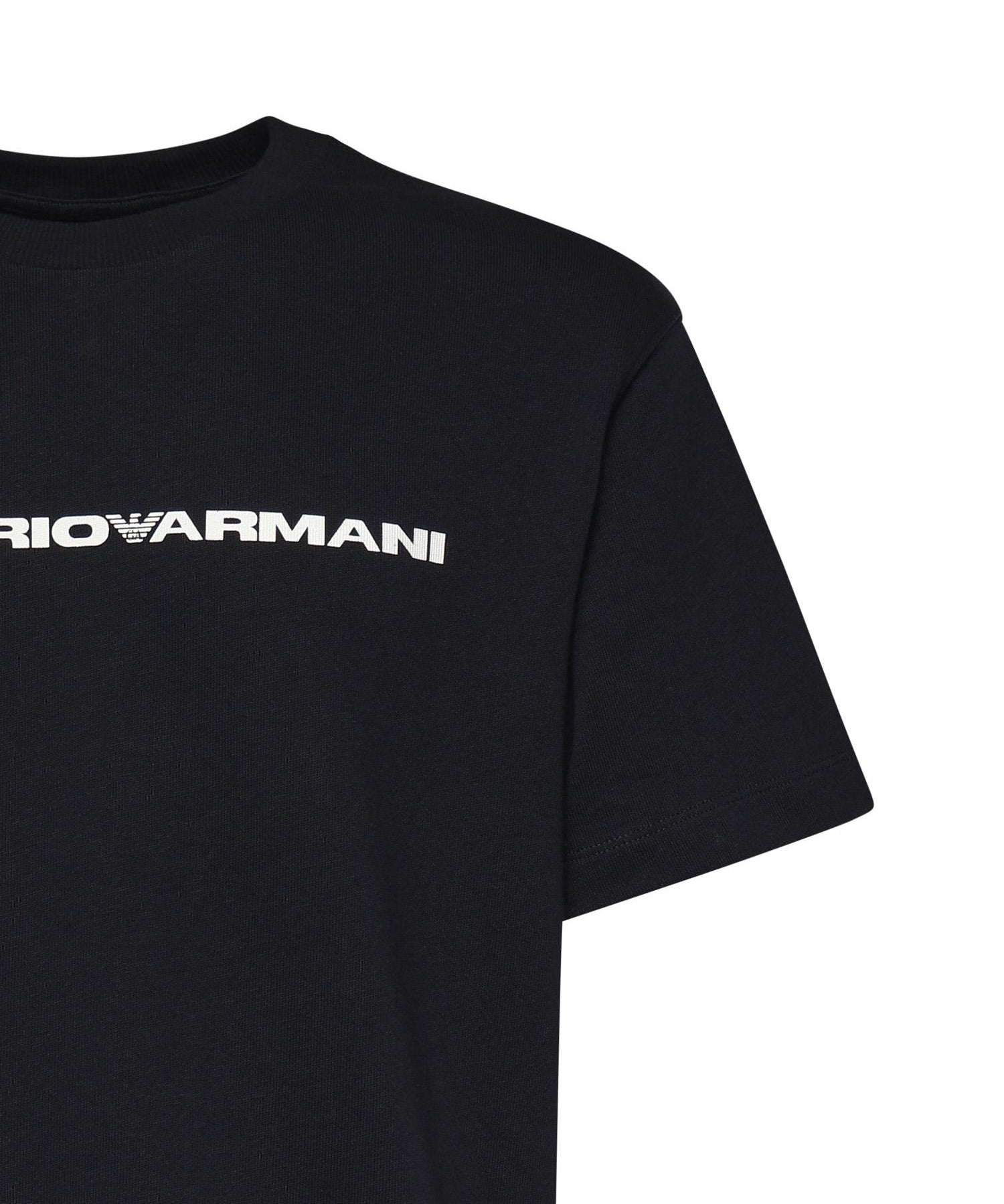 T-shirt in cotone con logo 8N1TE6 1JUFZ09Q4 EMPORIO ARMANI 