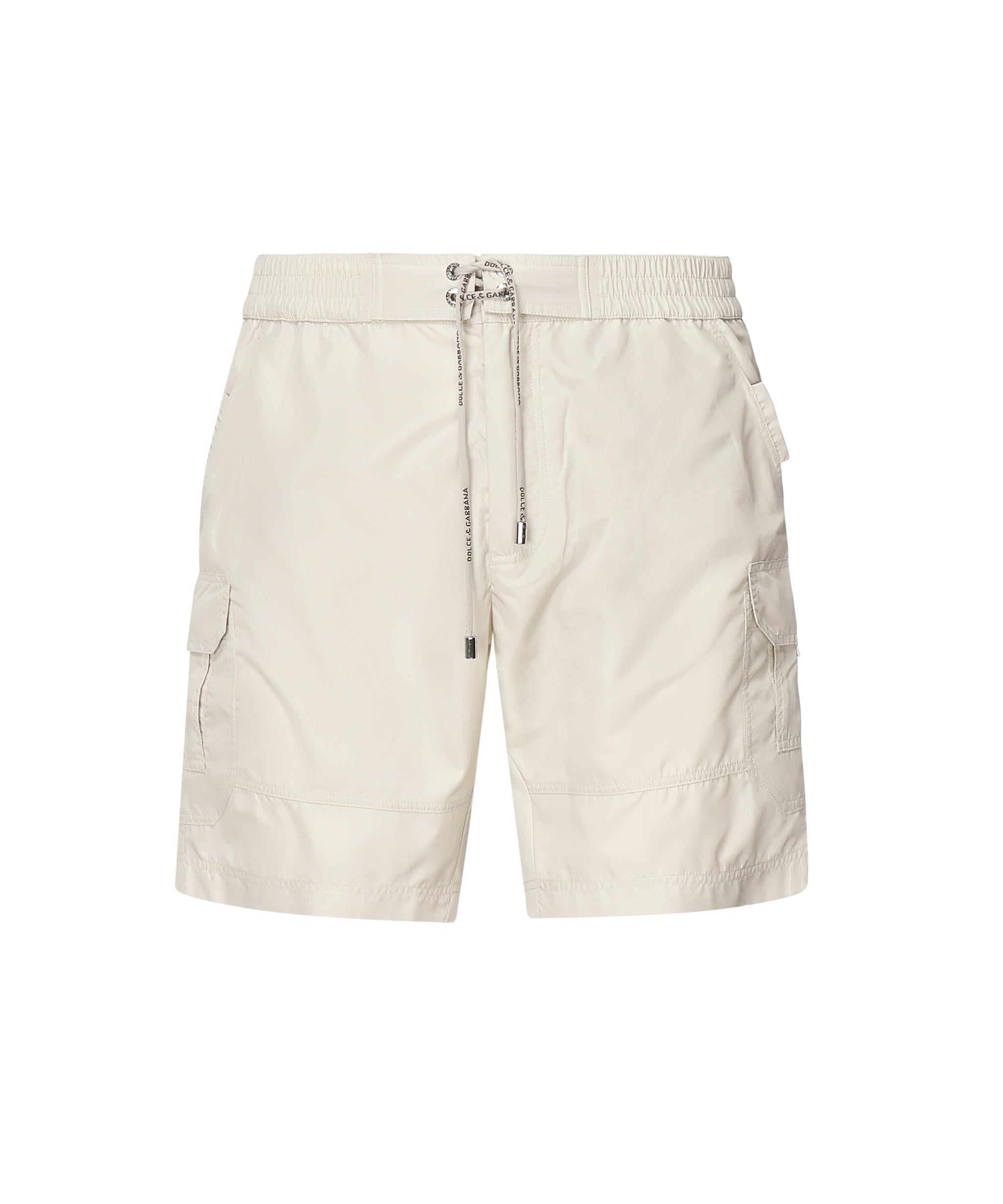 Boxer da mare medio con placca logo<BR/> M4F42T ONR46M2826 DOLCE & GABBANA 