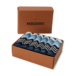 Set da sei di lavette Giacomo in cotone 1G3SP99904 50 MISSONI HOME 