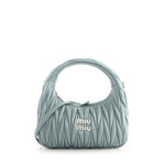 Borsa hobo Wander in nappa matelassé 5BC125 AN88F0035 MIU MIU 