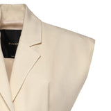 Giacca smanicata effetto rustico 106509 A2W6C00 PINKO 