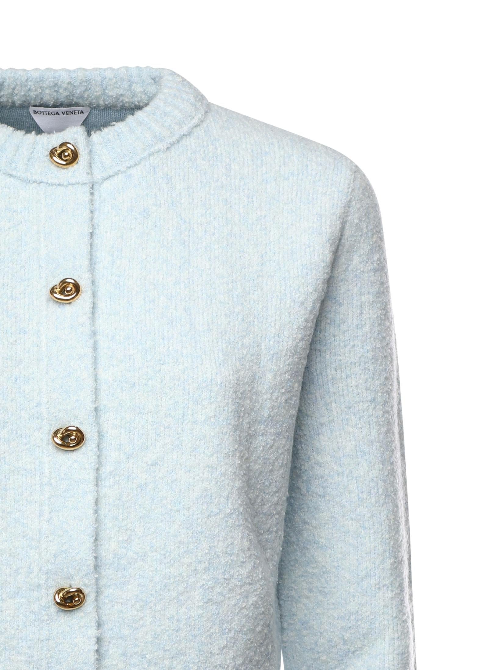 Cardigan in lana bouclé 812469 V4WQ04033 BOTTEGA VENETA 