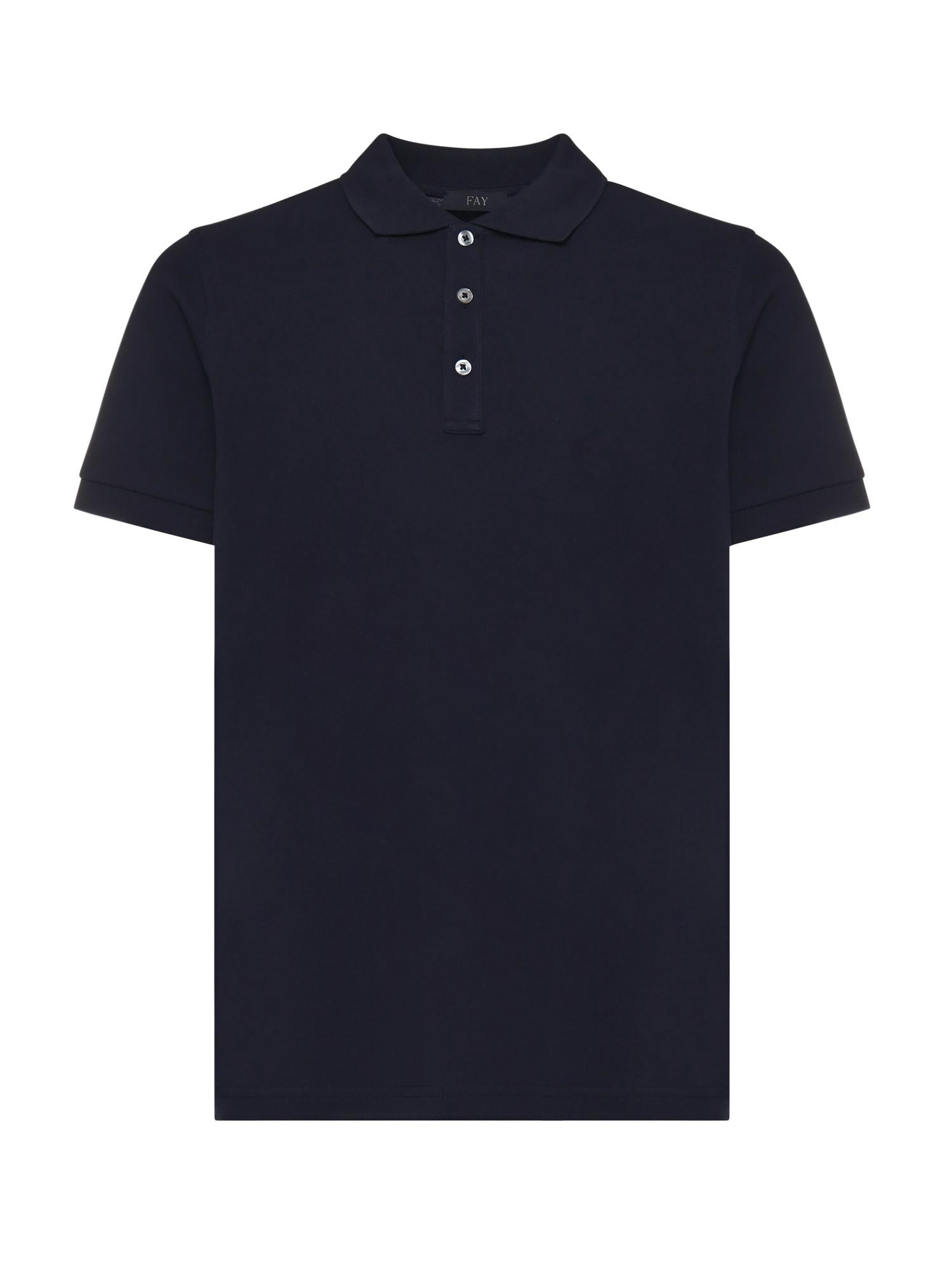 Polo in piquet stretch NPMB252144STDW U806 FAY 