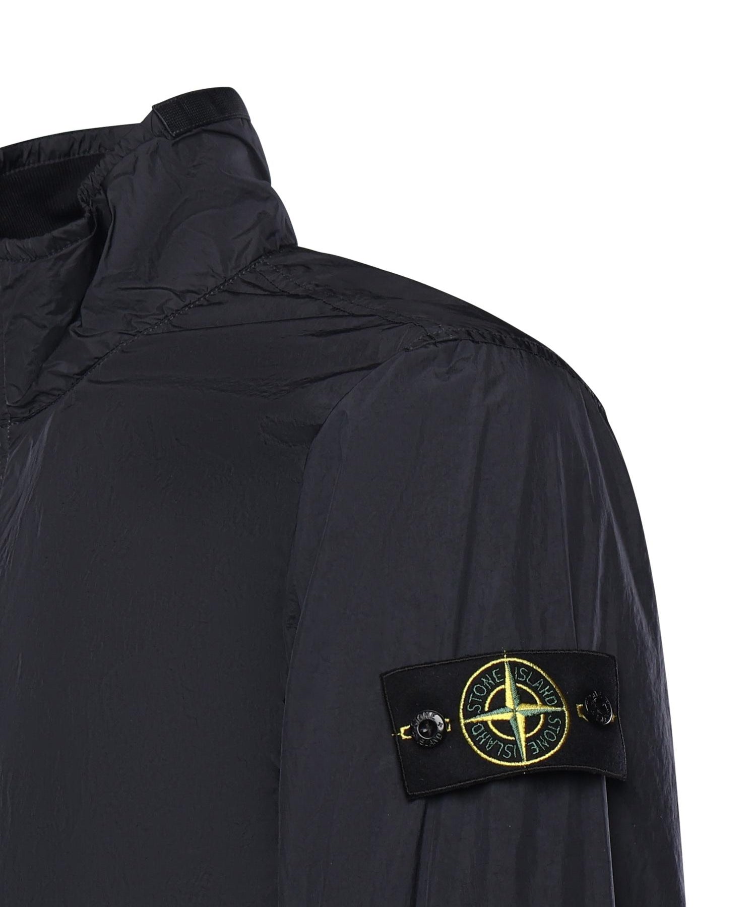 Giacca antigoccia in reps di nylon con logo L1S154100111 S0A23V0020 STONE ISLAND 