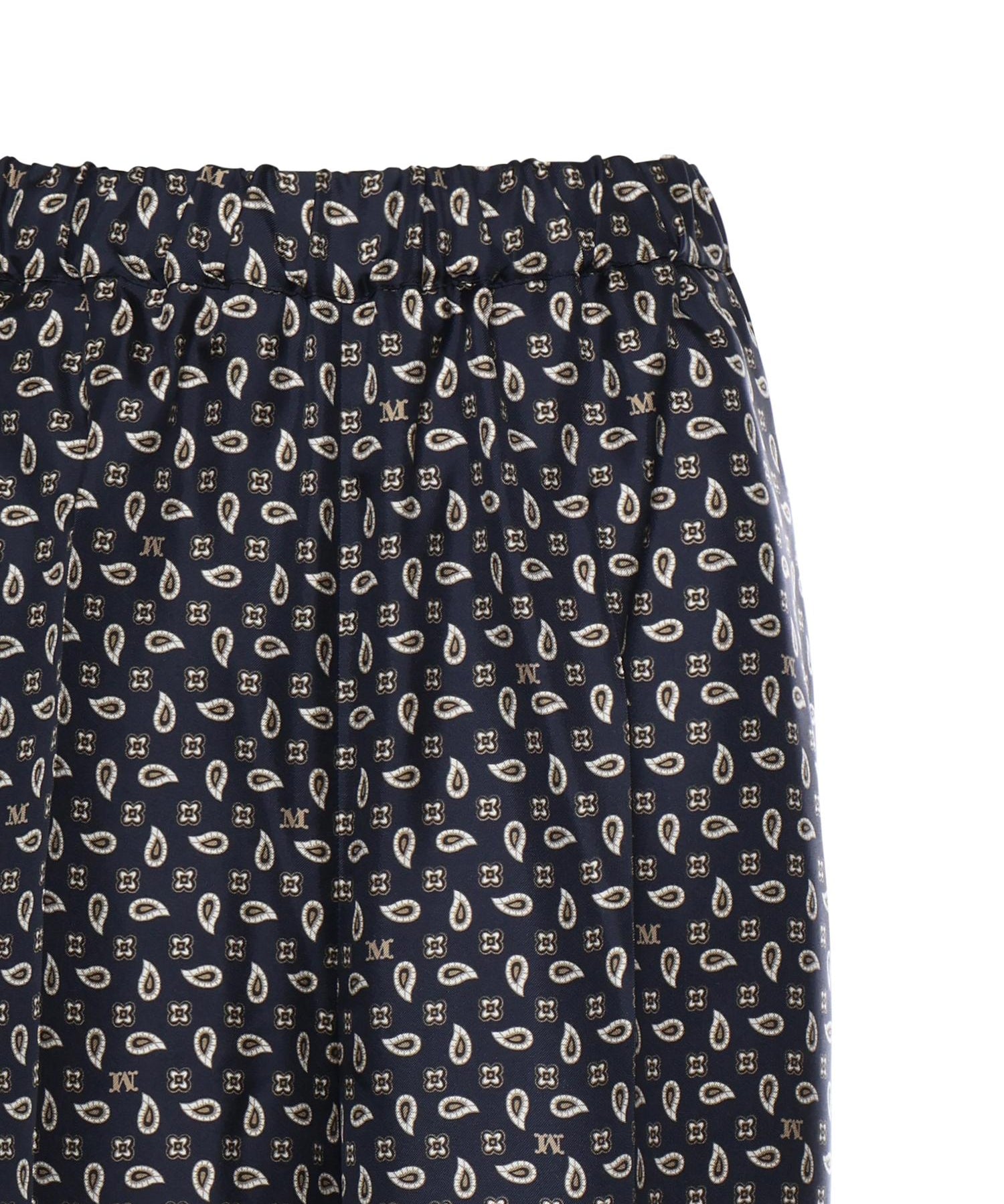 Pantalone in seta stampata 2611131131600 001 MAX MARA 