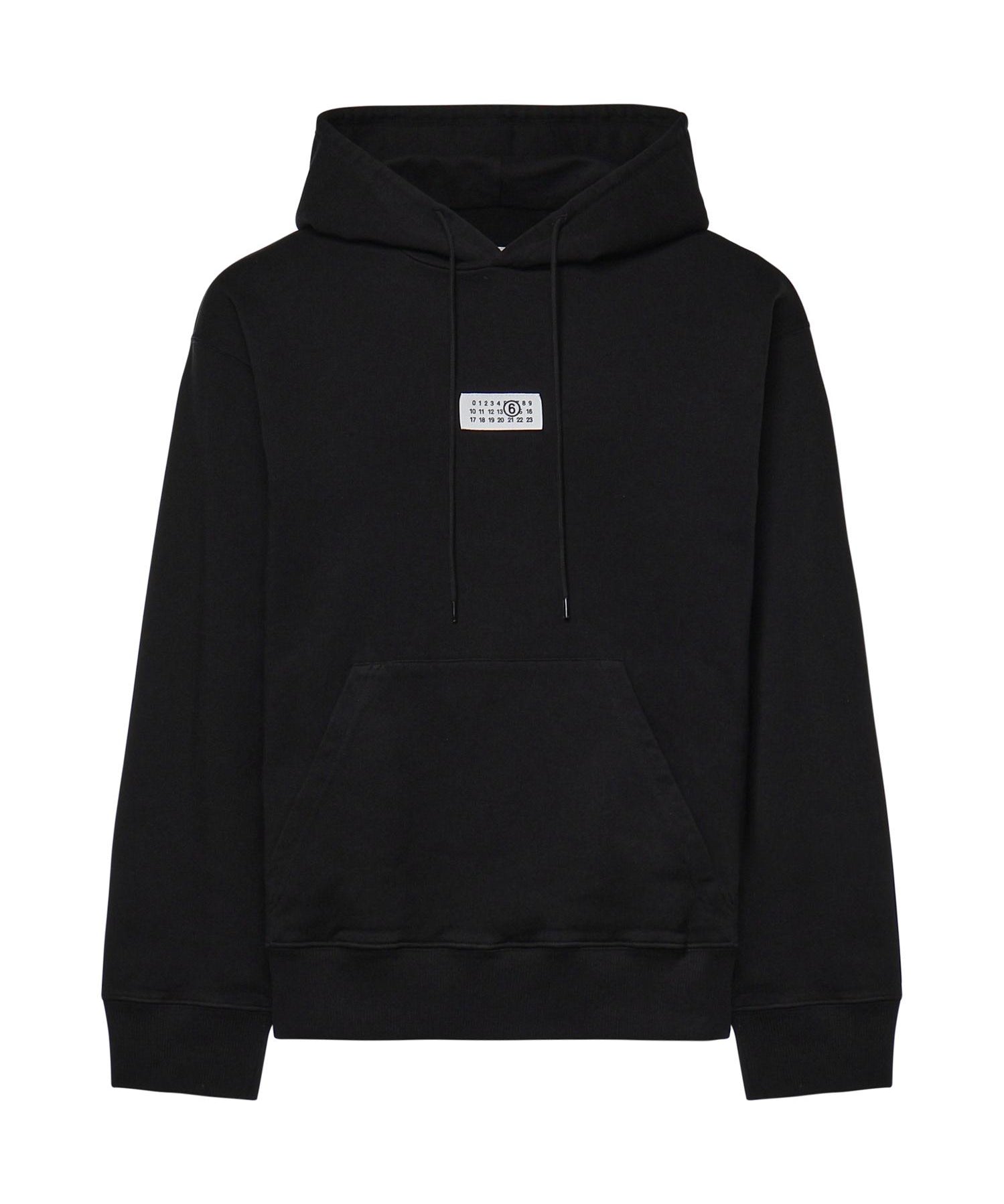 Felpa con cappuccio in cotone<BR/> SH0GU0048 M25025900 MM6 Maison Margiela 