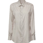 Camicia in seta stampa rigata F5K30T FB1BVS8051 DOLCE & GABBANA 