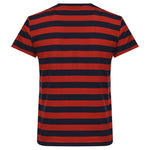 T-shirt in cotone a righe con logo 211B17779 001 POLO RALPH LAUREN 
