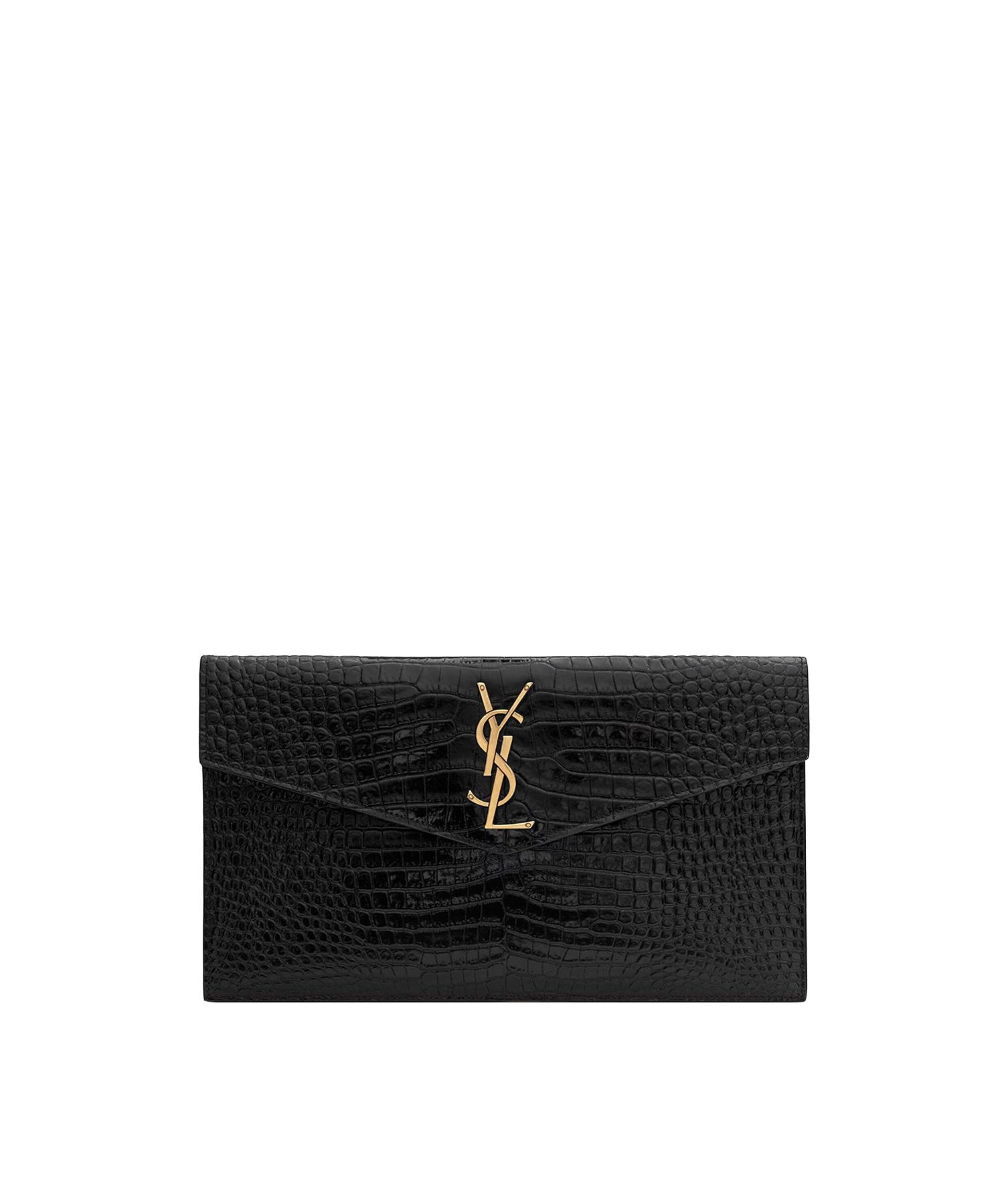 Pochette Uptown Cassandre in pelle di coccodrillo 565739 DND0J1000 SAINT LAURENT 