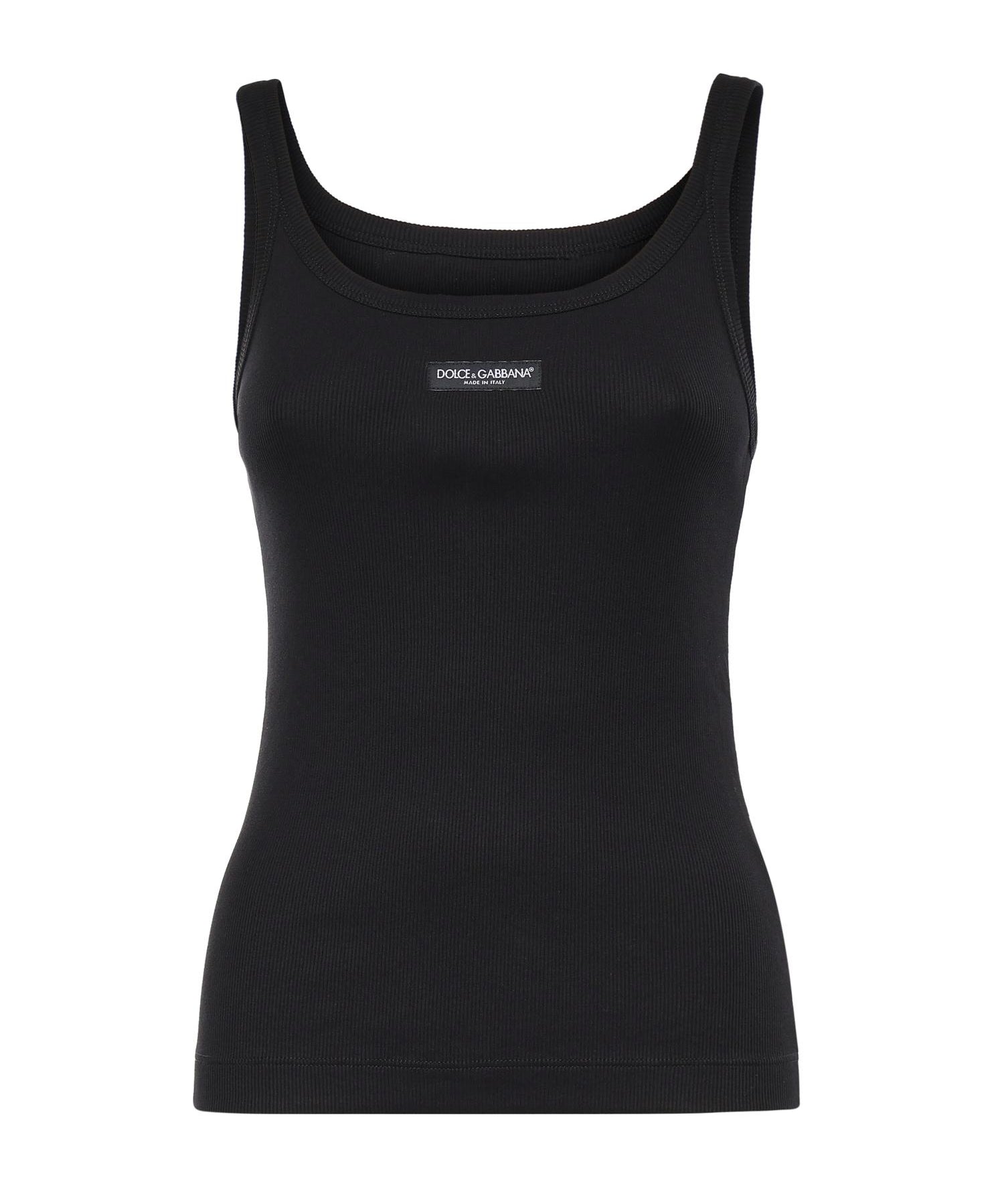 Canotta in cotone a coste F8W45T FU7AVN0000 DOLCE & GABBANA 