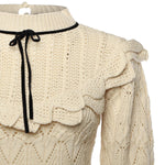 Top Lelia in cotone KT0061 CREAM FOR LOVE & LEMONS 