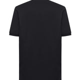 T-shirt Bob in puro cotone<BR/> BOB NERO GIULIANO GALIANO 