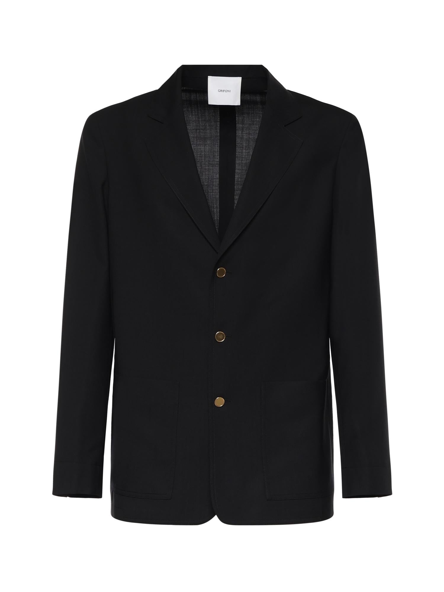Blazer monopetto in lana G6AB0016 99 GRIFONI 