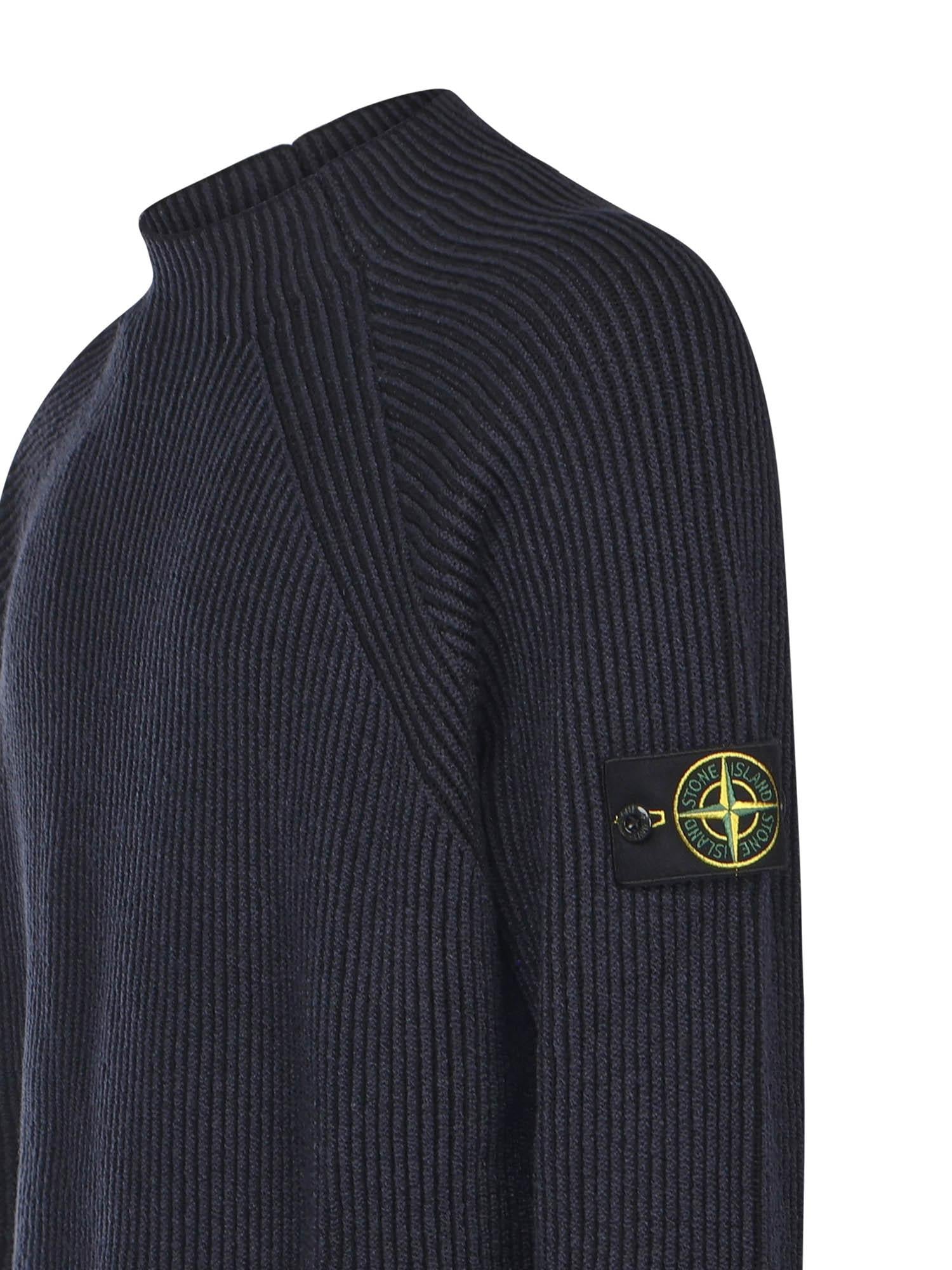 Maglione con texture a costine K2S155100023 S00L7V0020 STONE ISLAND 