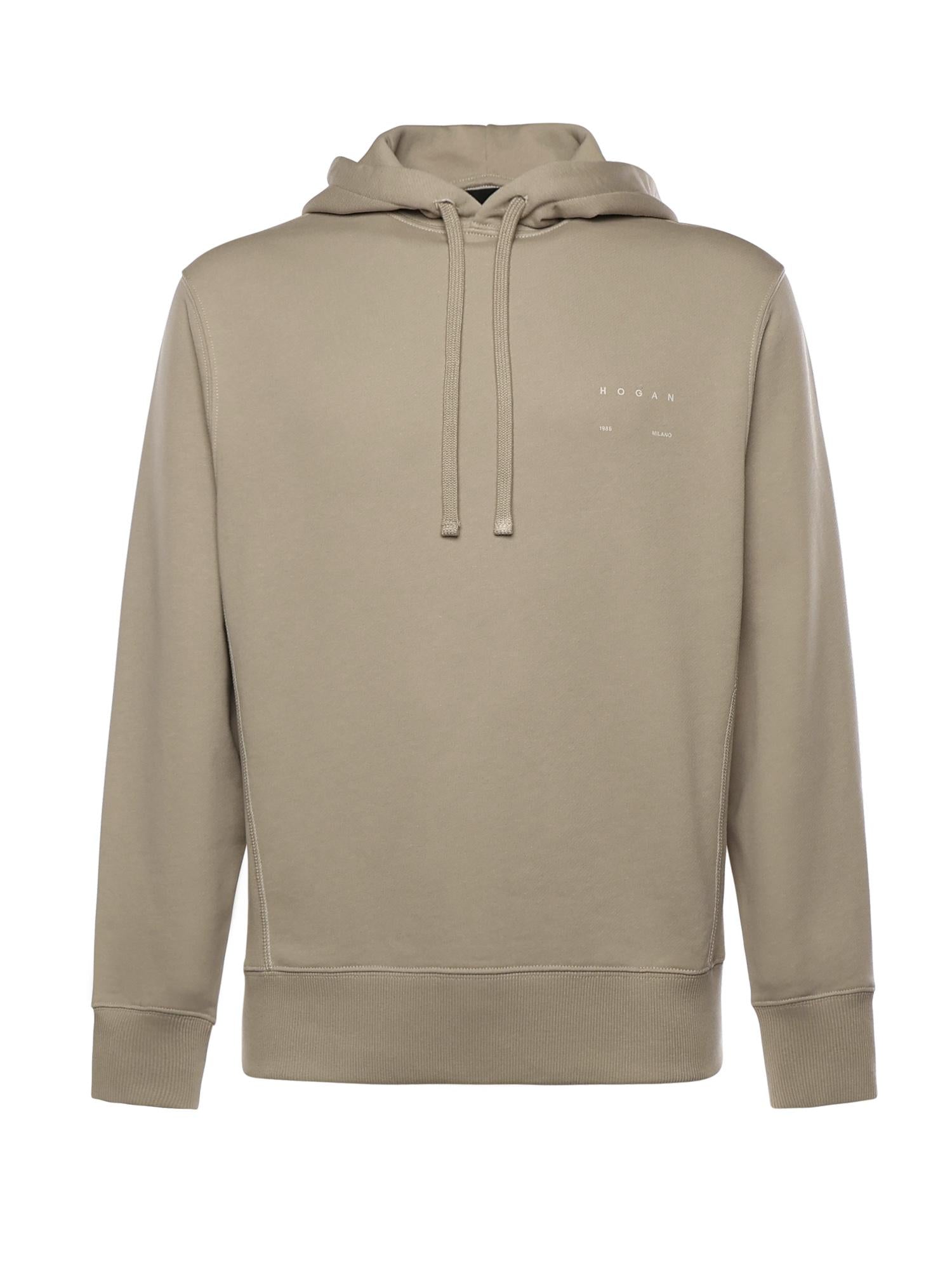 Felpa in cotone con logo KQMB5522290ZFU C004 HOGAN 