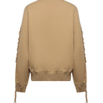 Maglia con lacci in cotone 115468 654 ROTATE 