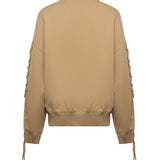 Maglia con lacci in cotone 115468 654 ROTATE 