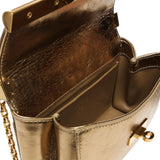 Borsa a tracolla Marlene in pelle metallizzata BB7766 AC6628H945 DOLCE & GABBANA 