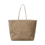 Tote bag velluto FF jacquard 8BH425 AT14F1QDO FENDI 