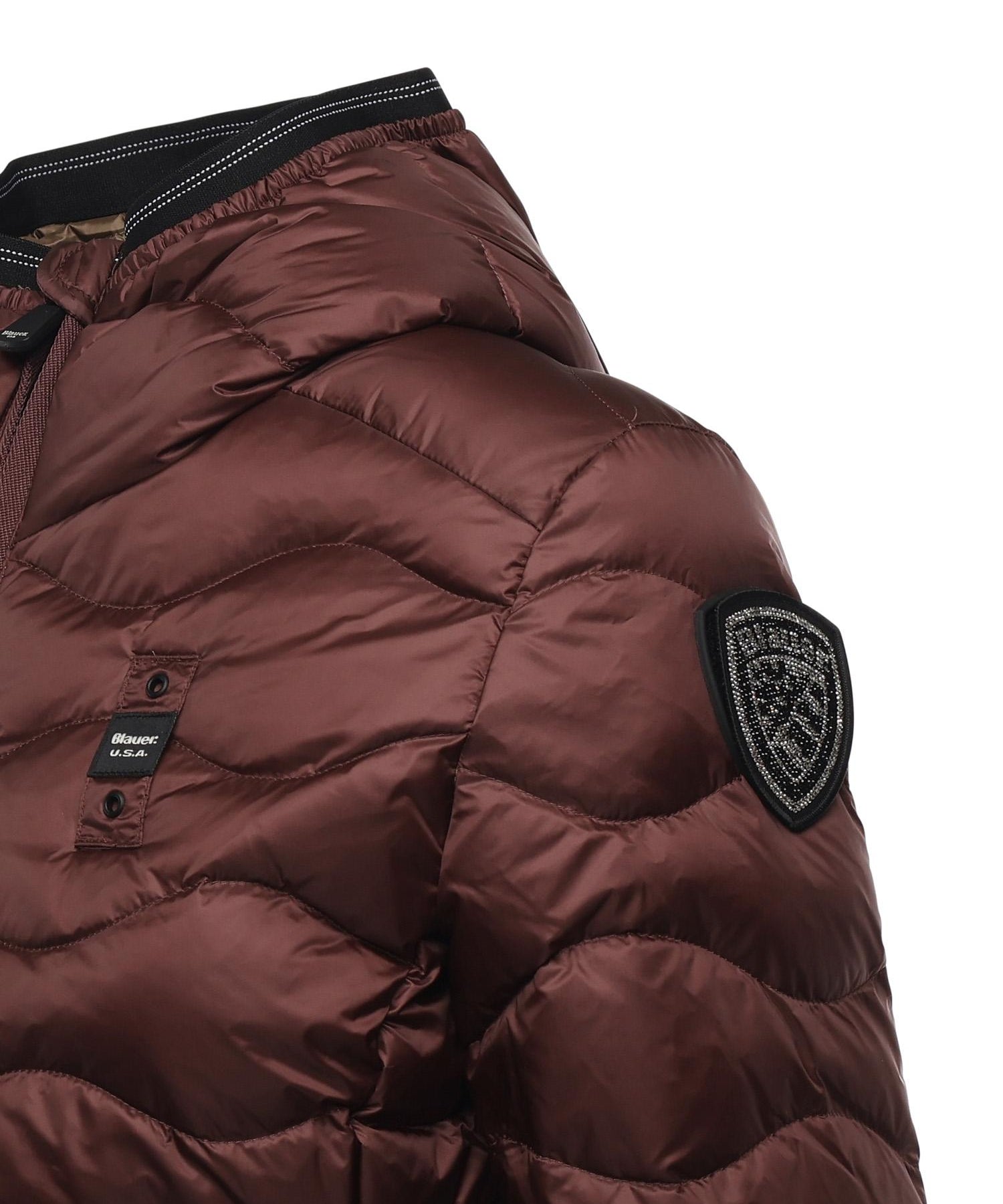 Piumino ad onde Camelia 25WBLDC03095 00604750ALT BLAUER 