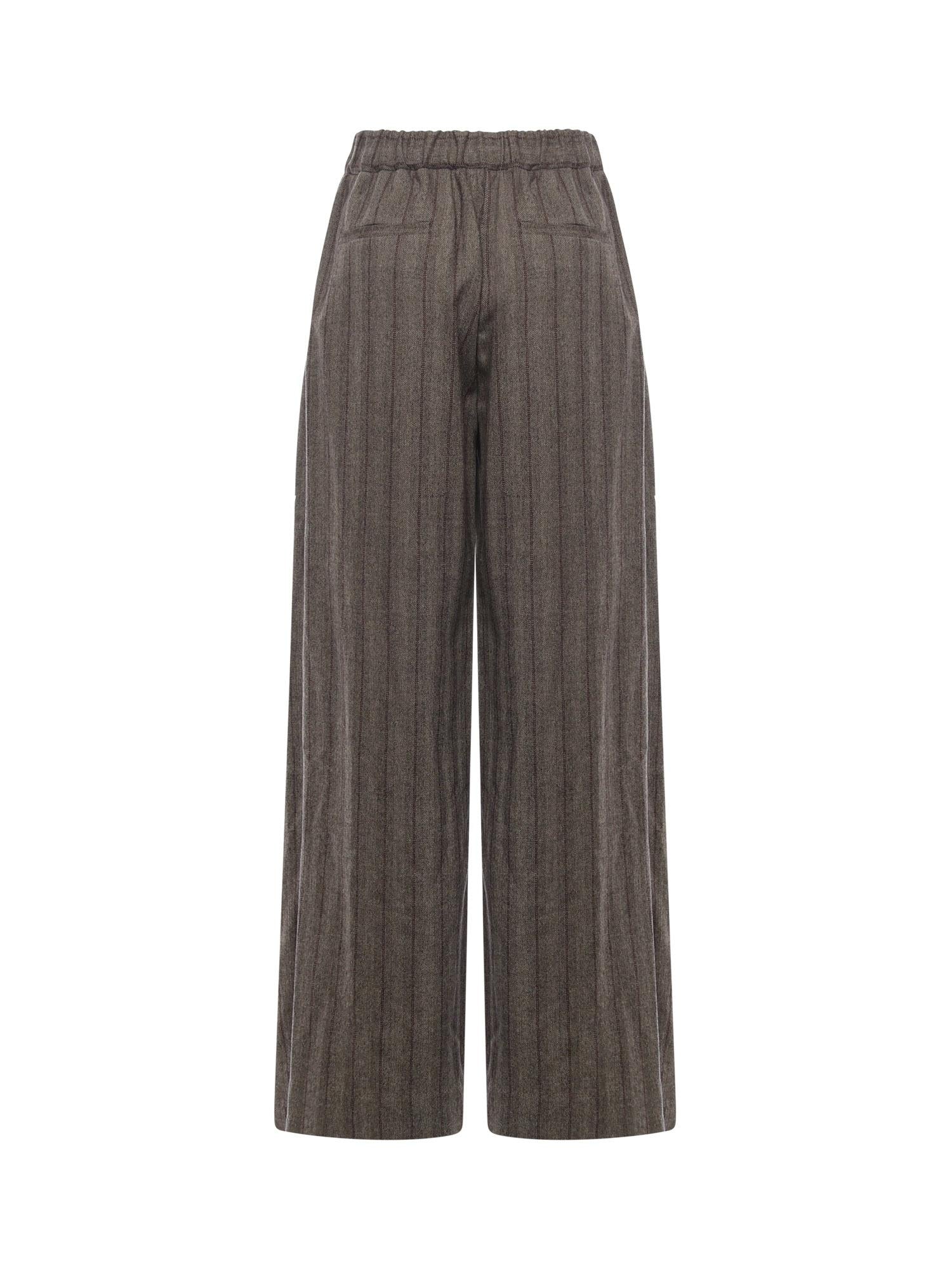 Pantalone gessato DP9907 VAR.UNICA OTTOD'AME 