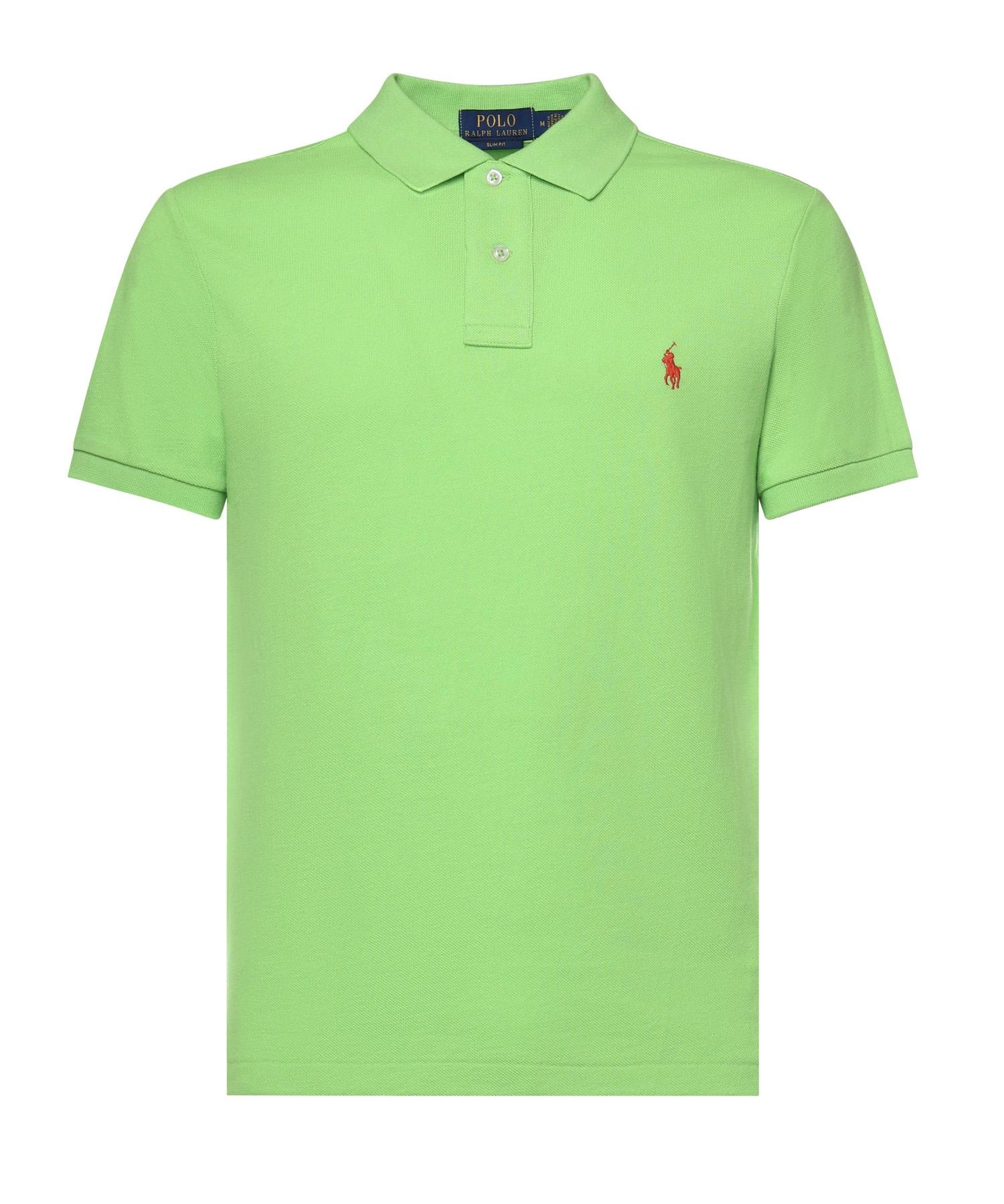 Polo in cotone con logo 710795080 021 POLO RALPH LAUREN 