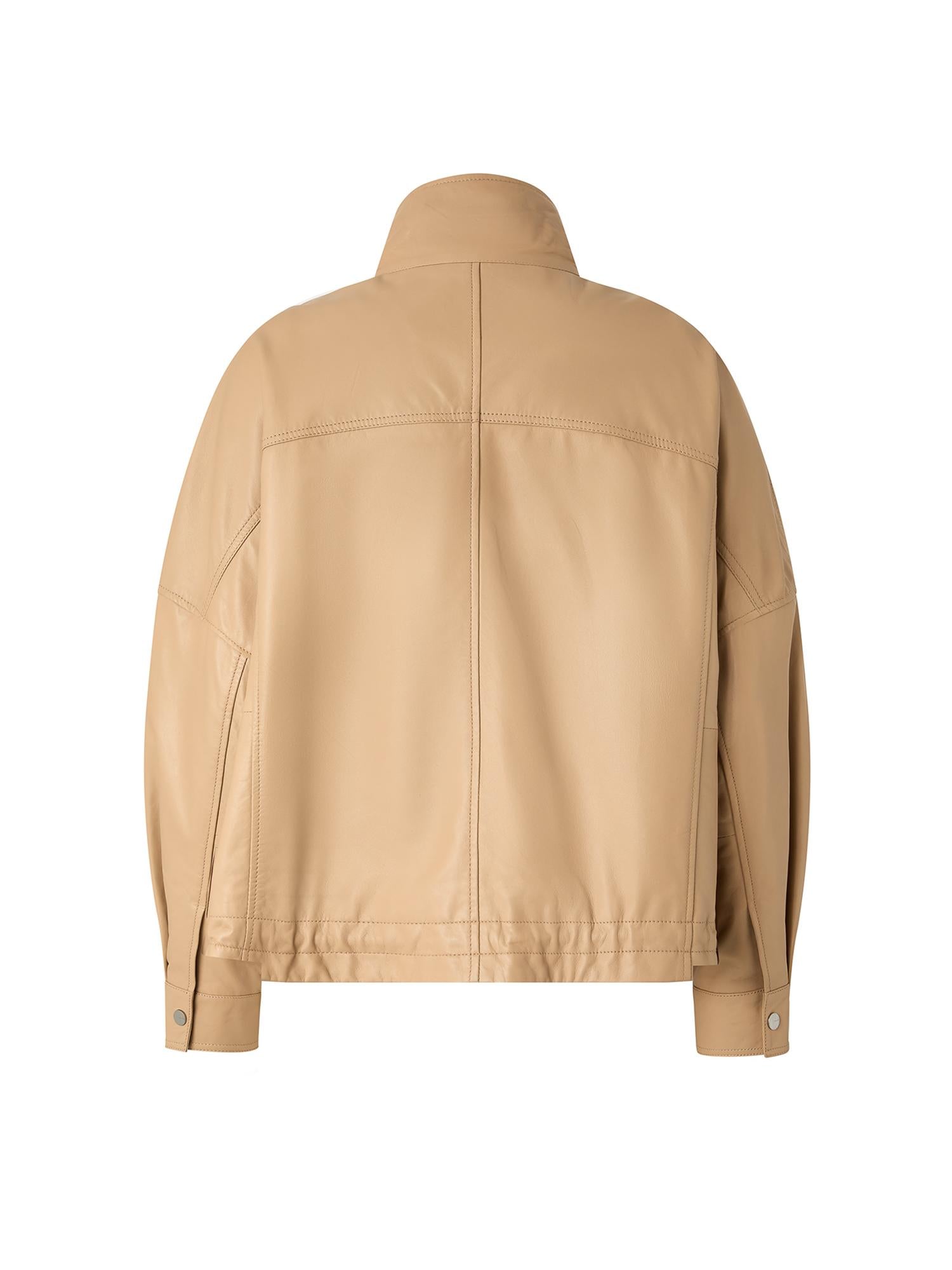 Giacca blouson in nappa 106235 A31YD41 PINKO 
