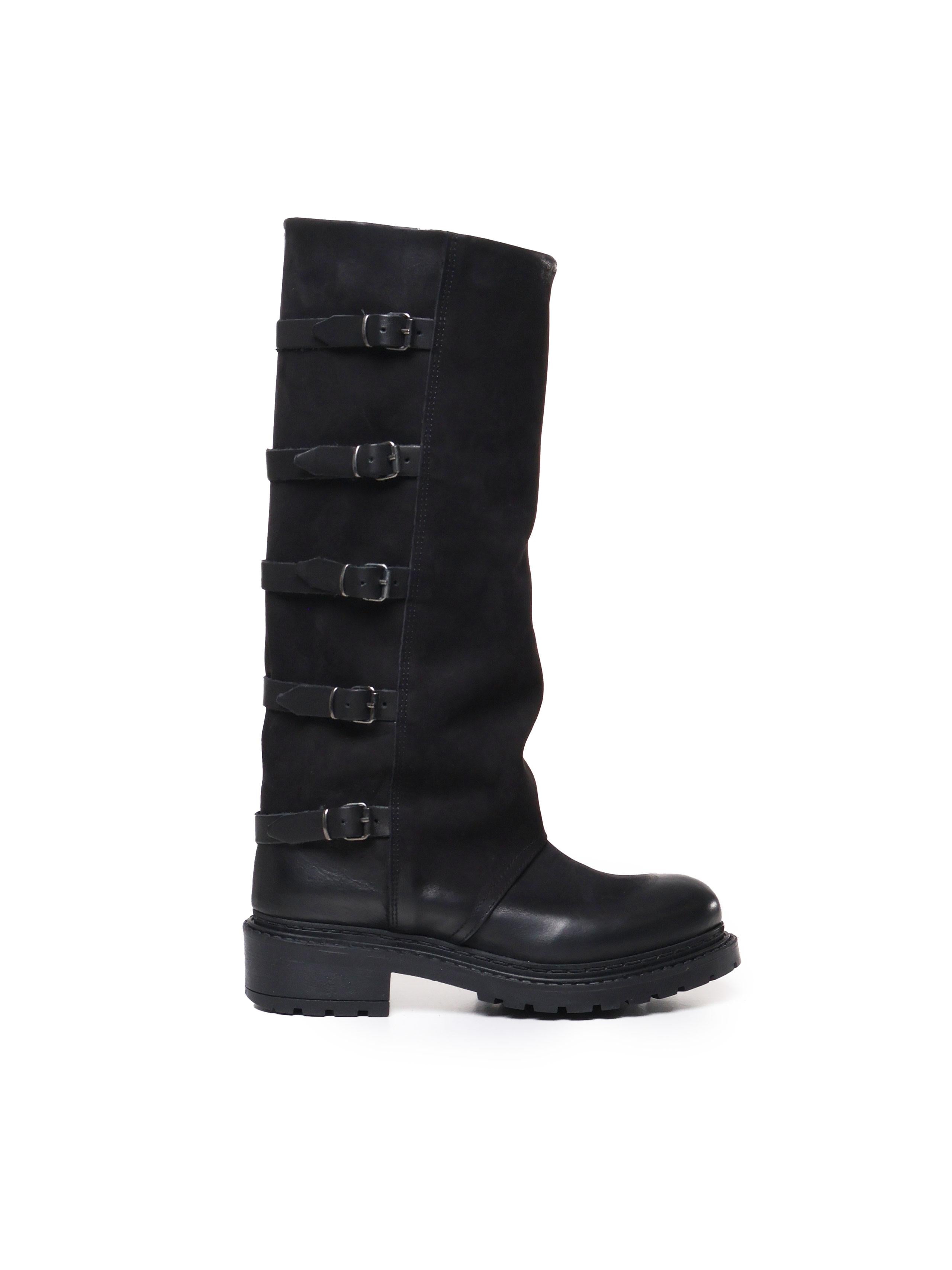 Stivali lunghi bikers MA923 GOMMANERO METISSE 