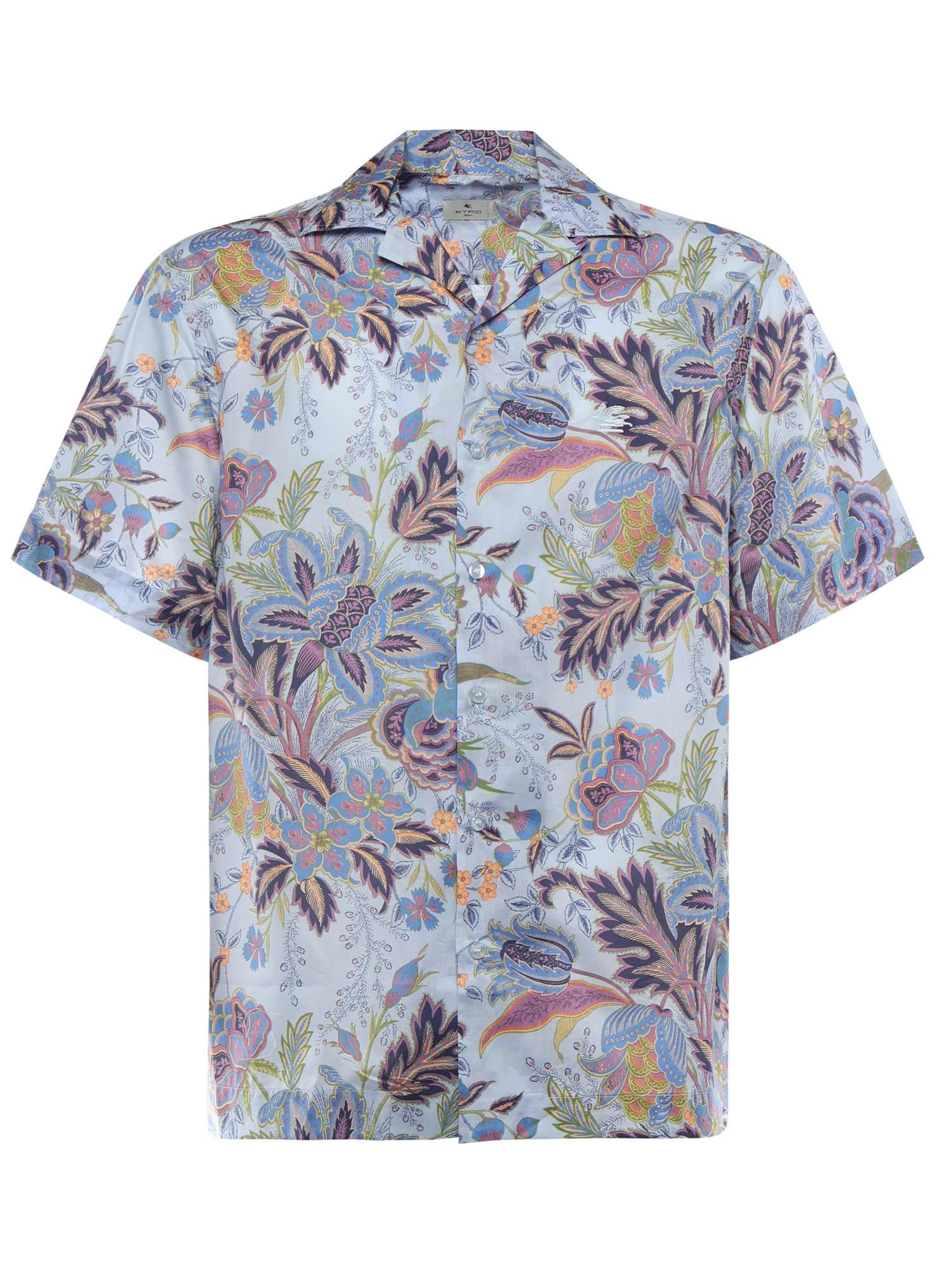 Camicia bowling in popeline di cotone MRIC0013 99SA5K9X0880 ETRO 