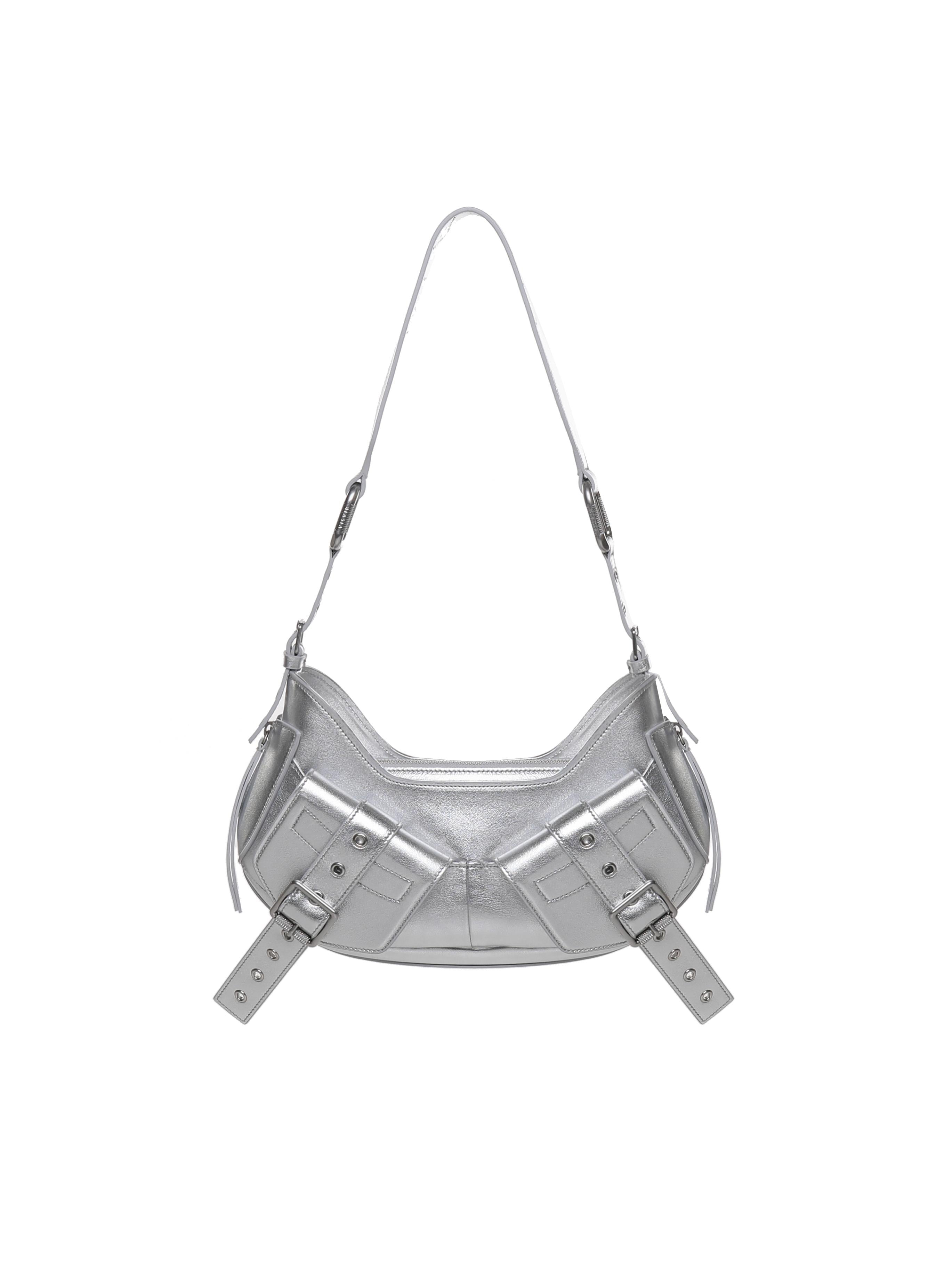 Borsa a spalla Y2K.001 FBBP70001LAM -ARGENTO/NICKEL BIASIA 