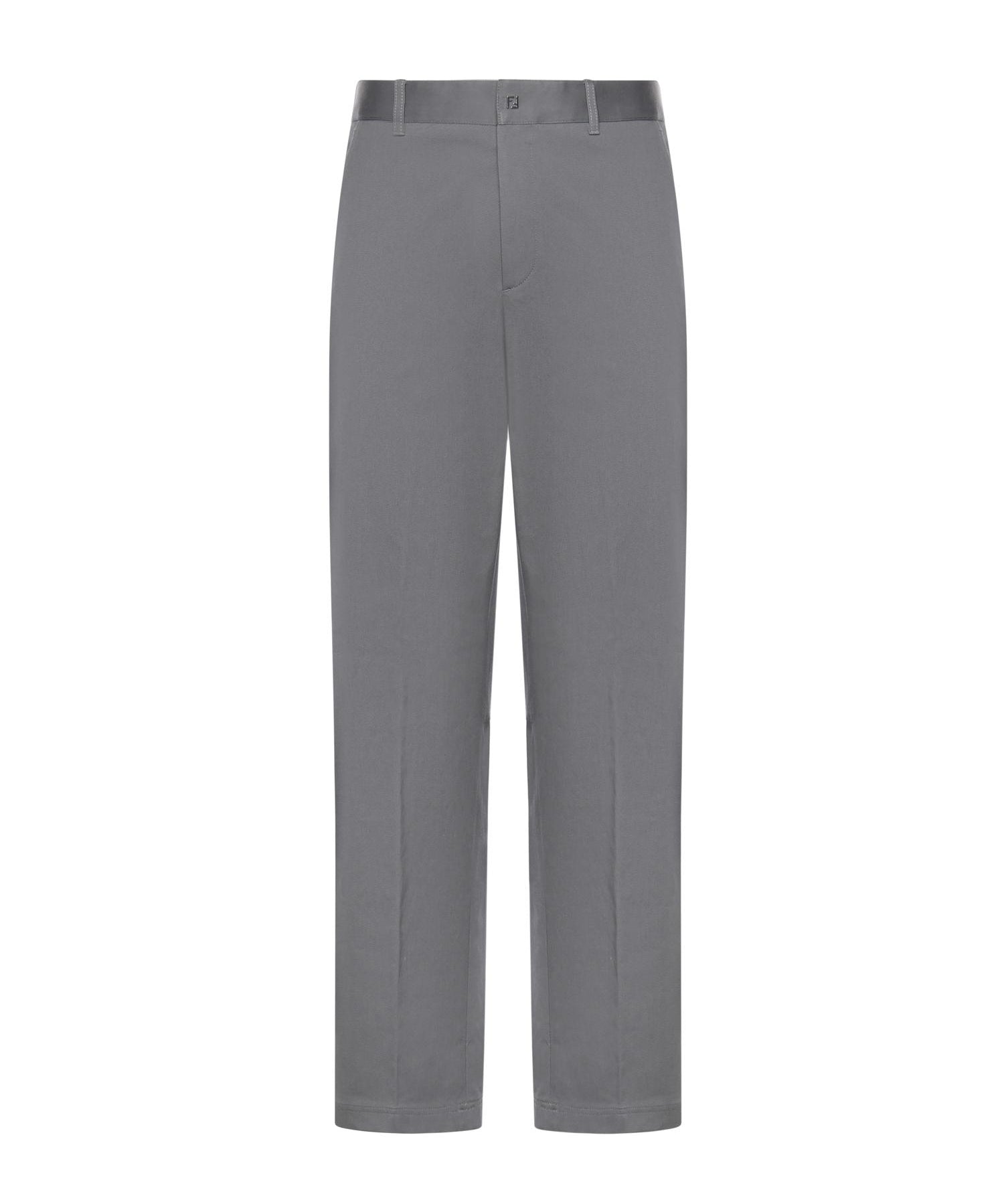 Pantaloni in gabardine FB1076 AQMVF0DUC FENDI 