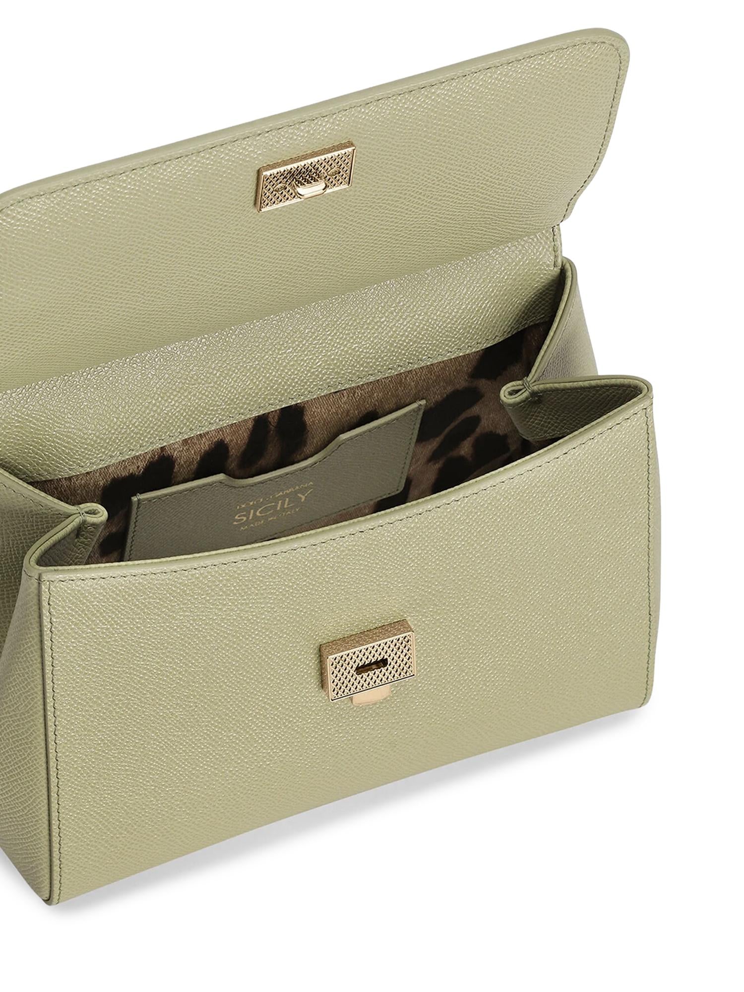 Borsa a mano Sicily media in pelle BB6003 B100180527 DOLCE & GABBANA 